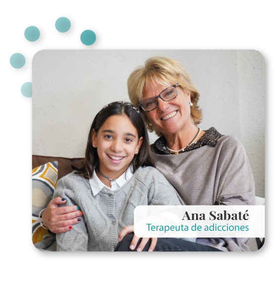 Foto Ana Sabaté con su hija